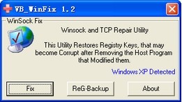 Winsock XP Fix图1