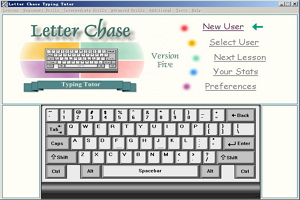 Letter Chase Typing Tutor图1