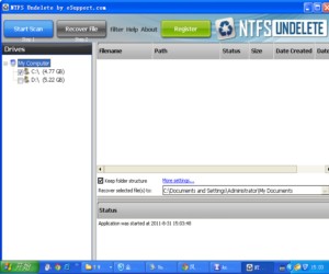 NTFS Undelete图1