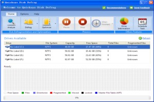 Quicksys Disk Defrag图1