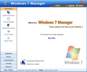 Windows 7 Manager图1