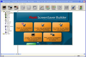 Flash Screensaver Builder图1