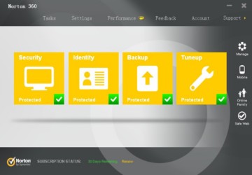 Norton 360 英文版图1