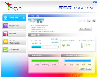 ADATA威刚SSD Toolbox固态硬盘工具图1