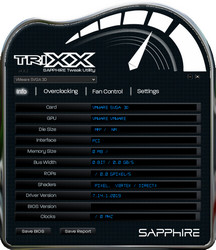 Sapphire蓝宝显卡TriXX超频软件图1