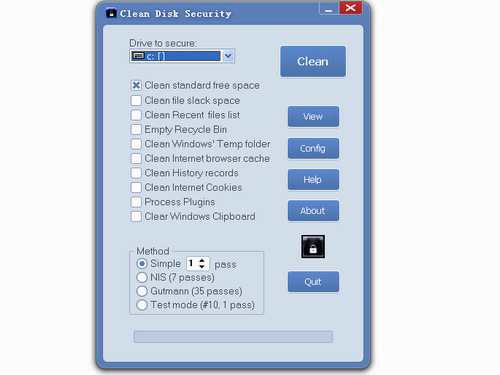 Clean Disk security 8.05图1