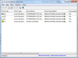 盘符查看与修改工具 DriveLetterView 1.30图1