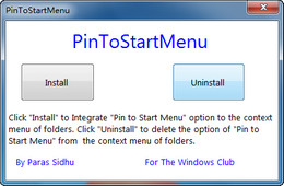 PinToStartMenu 1.0图1