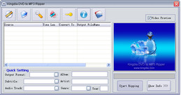 Kingdia DVD to MP3 Ripper 3.7图1