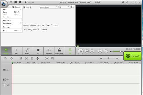 iSkysoft Video Editor 3.6.0.1图1