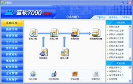 蓝软7000ERP商业版图1