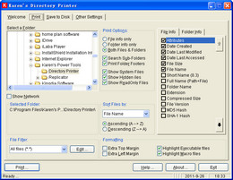 Karen s Directory Printer 5.3图1