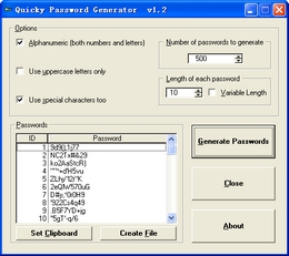 Quicky Password Generator 2.0图1