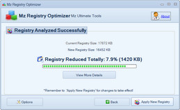 Mz Registry Optimizer 3.1.0.0图1