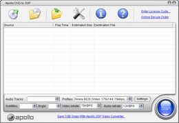 Apollo DVD to 3GP 3.6图1