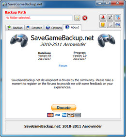 SaveGameBackup 2.0图1
