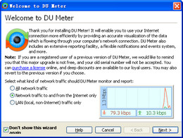 DU Meter 网络流量监视器 6.30图1
