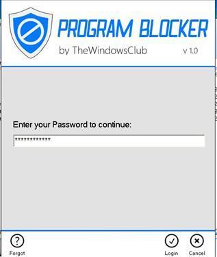 Program Blocker 1.0.0.0图1